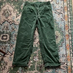 Forest Green Corduroy Pants Papas